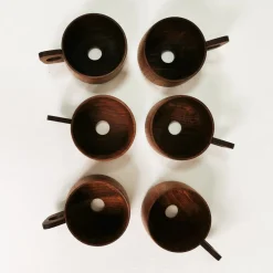 Kaffee- und Teeservice aus Teak von Schott & Gen, Mainz, Deutschland, 1970er, 13 Set