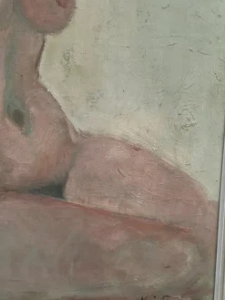 Kai Flygare, Nude Model Study, 1959, Öl auf Leinwand, gerahmt