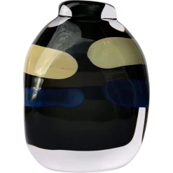 Kaiho III Vase aus mundgeblasenem Glas von Pia Wüstenberg