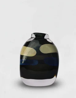 Kaiho III Vase aus mundgeblasenem Glas von Pia Wüstenberg