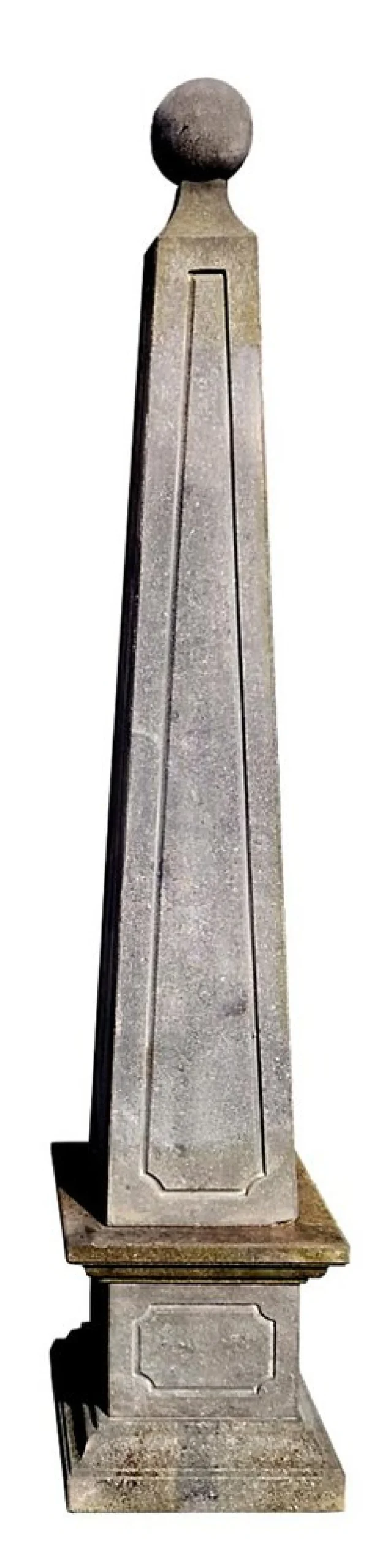 Kalkstein Pyramiden, 1890er, 2er Set