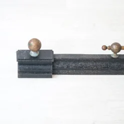 Kamin aus Gusseisen & Messing, 1920er