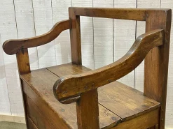 Kaminbank aus Tannenholz, 19. Jh.