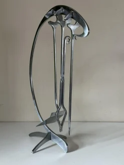 Kaminbesteck von Jean Paul Création, 1970er, 4er Set