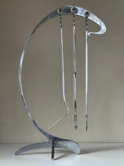 Kaminbesteck von Jean Paul Création, 1970er, 4er Set