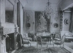 Kamin in Blau & Weiß, 19. Jh., 1885