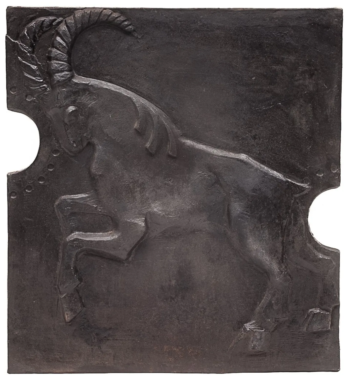 Kaminplatte aus Gusseisen, 1950er