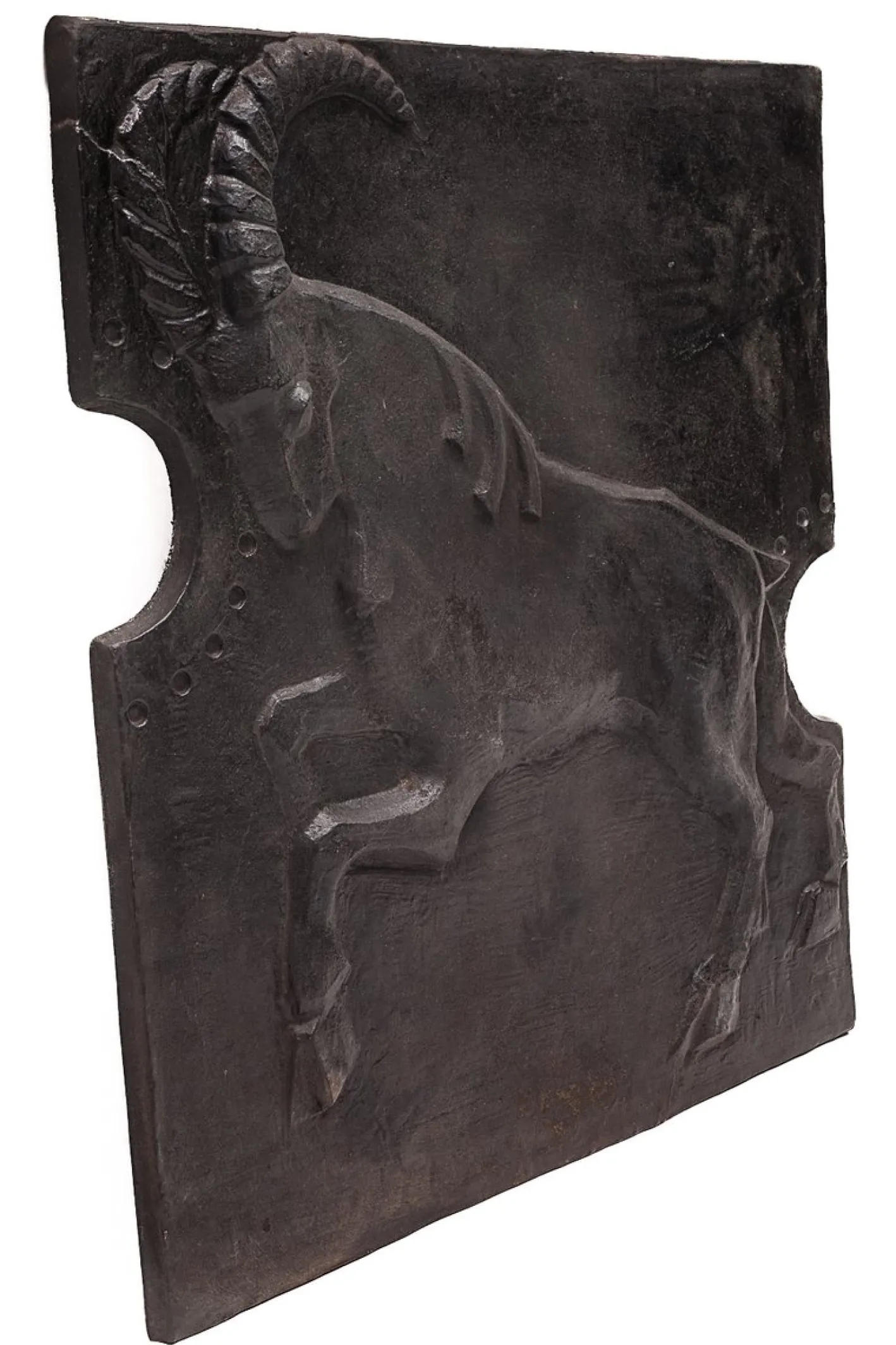 Kaminplatte aus Gusseisen, 1950er