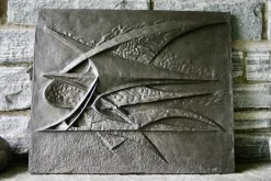 Kaminplatte oder Wanddekoration von G. Legoff, 1950
