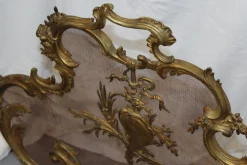 Kaminschutzgitter aus Bronze im Barock-Stil, 1894