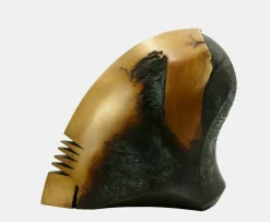 Karl-Heinz Deutsch, Helmkopf, 2003, Bronze