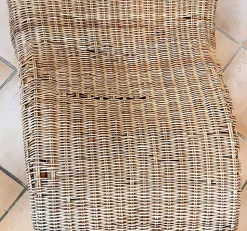 Karlskrona Wicker Chaiselongue von Carl Öjerstam für Ikea, 1990er