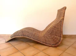 Karlskrona Wicker Chaiselongue von Carl Öjerstam für Ikea, 1990er