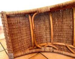 Karlskrona Wicker Chaiselongue von Carl Öjerstam für Ikea, 1990er