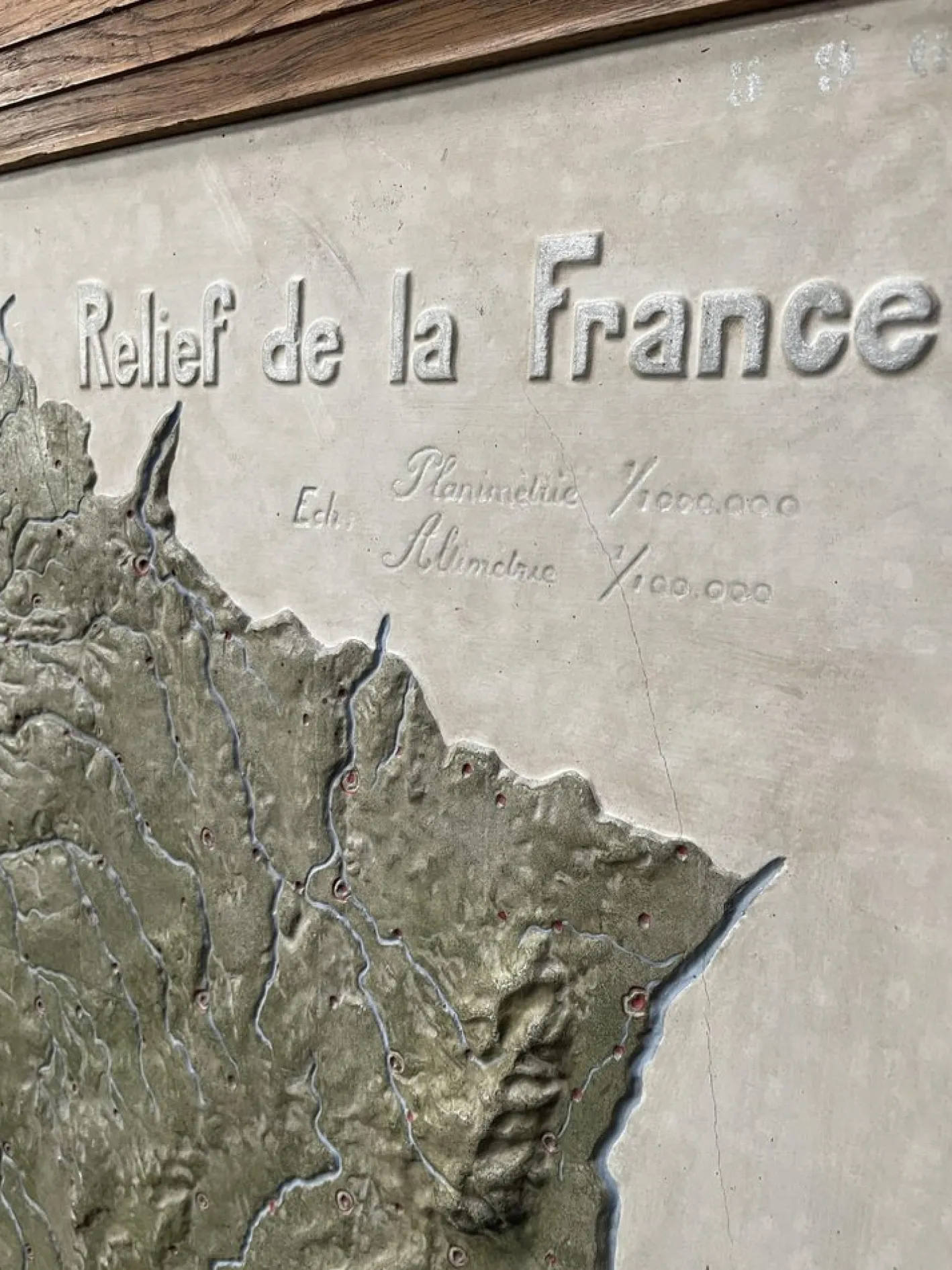 Karte von Frankreich, 1934