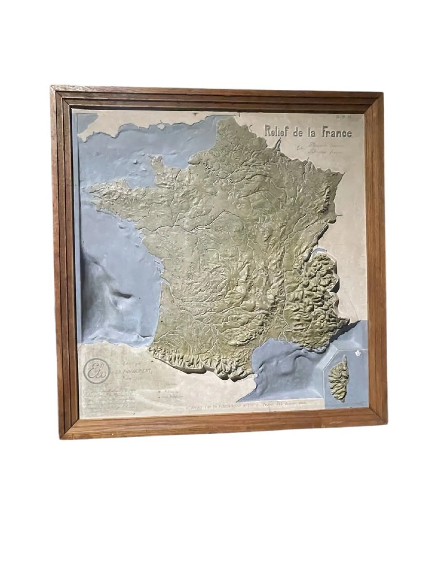 Karte von Frankreich, 1934