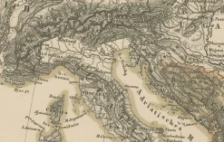 Karte von Mittelmeer, Schwarzem Meer und Osmanischem Reich, 1853