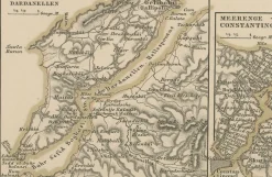 Karte von Mittelmeer, Schwarzem Meer und Osmanischem Reich, 1853