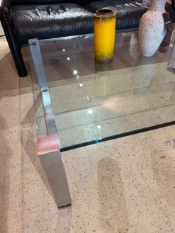 K831 Couchtisch aus Glas von Ronald Schmitt