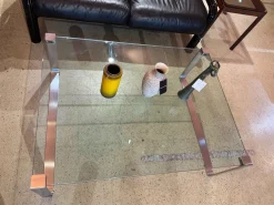K831 Couchtisch aus Glas von Ronald Schmitt