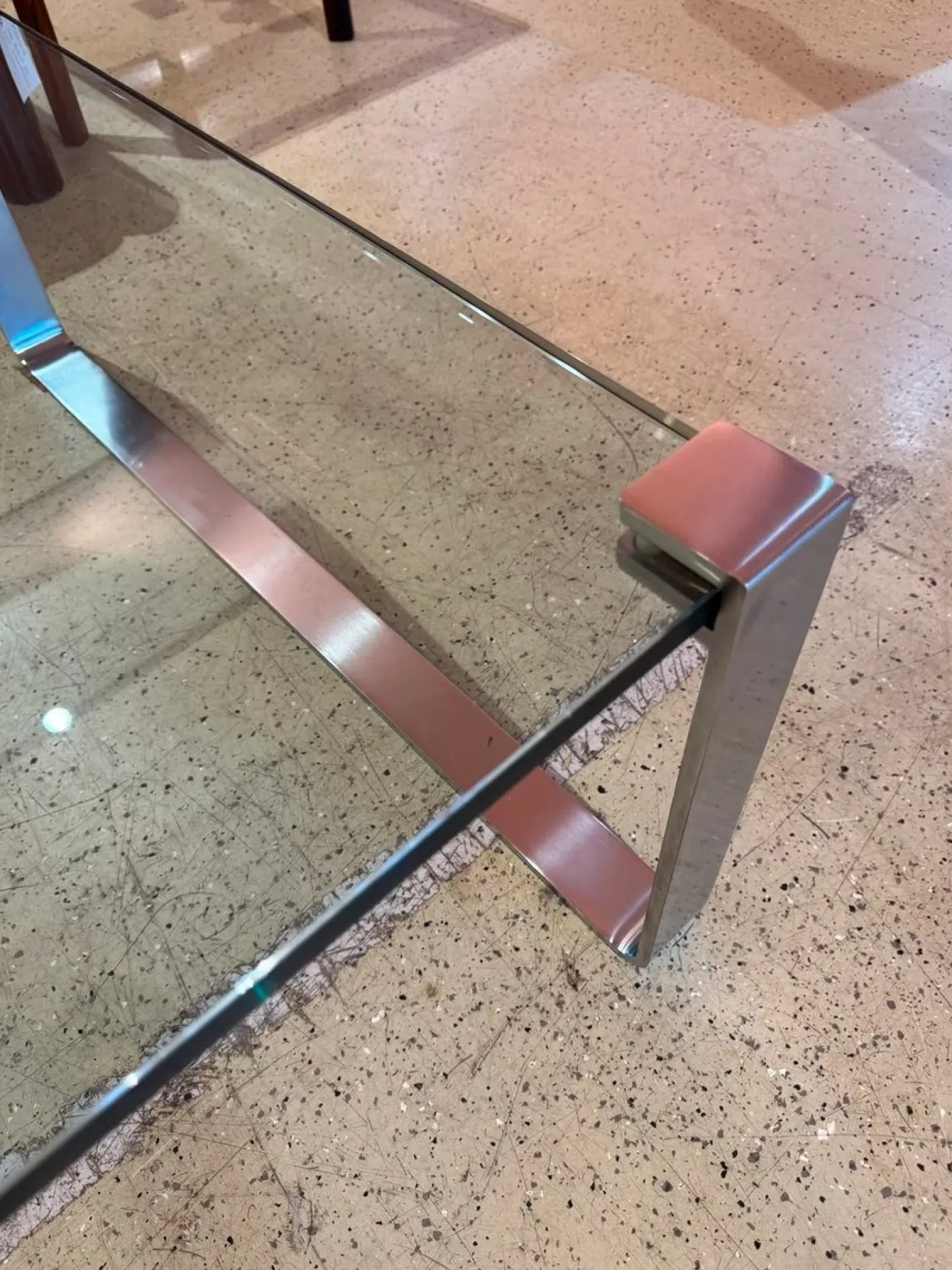 K831 Couchtisch aus Glas von Ronald Schmitt