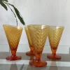 Kegelförmige Vintage Eisbecher, 1980er, 4er Set
