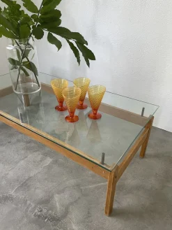 Kegelförmige Vintage Eisbecher, 1980er, 4er Set
