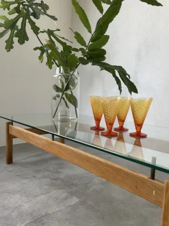Kegelförmige Vintage Eisbecher, 1980er, 4er Set