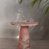 Kegeliger Beistelltisch aus rosa Marmor von Kiwano Concept