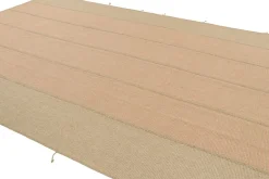 Kelim in Peach and Beige Textural Stripes von Rug&Kilim