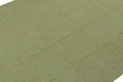 Kelim Teppich in Grün mit Petrol und Rosa Akzenten von Rug&Kilim