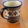 Keramikbecher von Porcelana Bolesławiec, 4 . Set