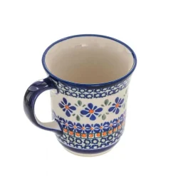Keramikbecher von Porcelana Bolesławiec, 4 . Set
