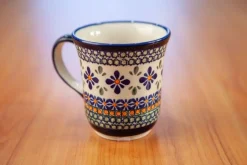Keramikbecher von Porcelana Bolesławiec, 4 . Set