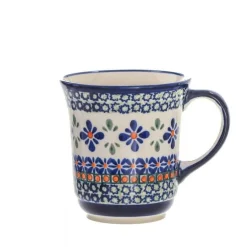 Keramikbecher von Porcelana Bolesławiec, 4 . Set
