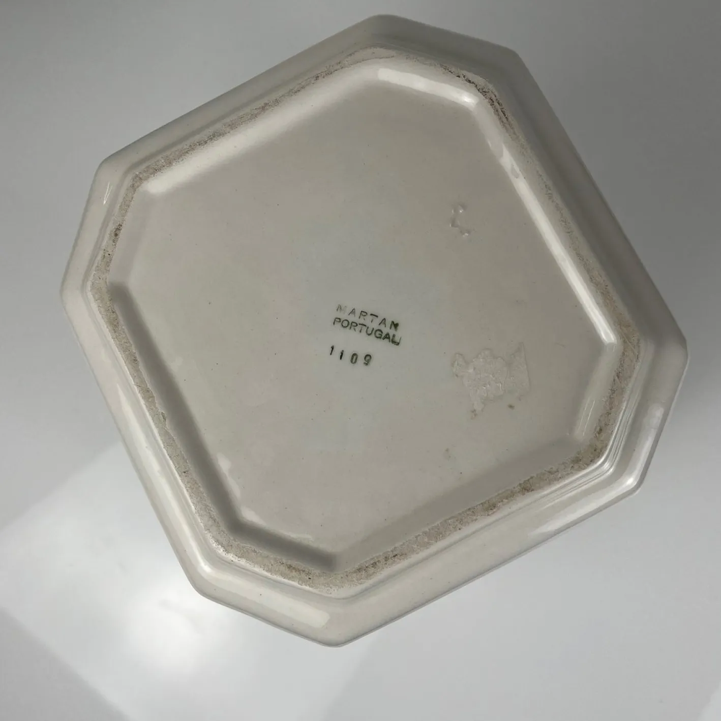 Keramik Übertopf mit Relief, Martan, Portugal, 1960er-1980er