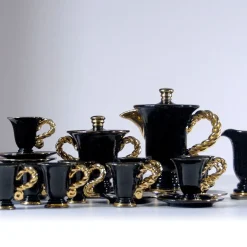 Keramik Geschirr Set von Marius Giuge für Vallauris, 1960er, 15er Set