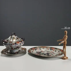 Keramikgruppe von Wood & Brownfield, 3er Set