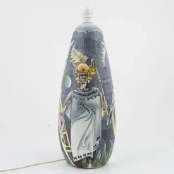 Keramik Lampe von Marian Zawadski für Tilgmans, Schweden, 1962