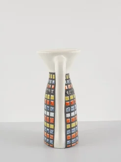 Keramik Orangenlimonade Service mit Krug und Mazagrans von Roger Capron, 1950er, 7er Set