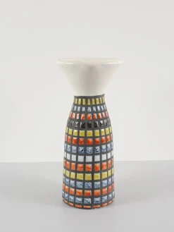 Keramik Orangenlimonade Service mit Krug und Mazagrans von Roger Capron, 1950er, 7er Set
