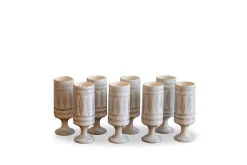 Keramiktassen, 1976, 8 Set