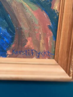 Kersti Flyck, Berglandschaft, 1960er, Öl auf Holz, gerahmt
