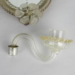 Kerzenhalter-Wandleuchten, 1940er, 2er Set