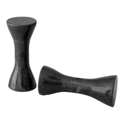 2 KG Schwarze und schwarze Marmorhantel von Forzini