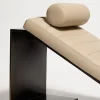 Kimani Bronze und Leder Tagesbett mit Kissen von Reda Amalou Design