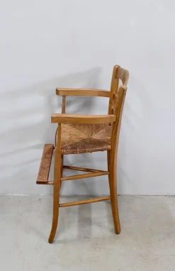 Kinderhochstuhl aus Stroh, 19. Jh.