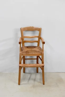 Kinderhochstuhl aus Stroh, 19. Jh.