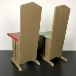 Kinderstühle im Stil von Koo, Niederlande, 1930er, 4er Set