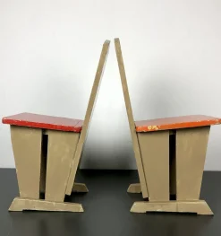 Kinderstühle im Stil von Koo, Niederlande, 1930er, 4er Set
